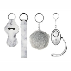 4Pieces Self Defense Ring Keychain